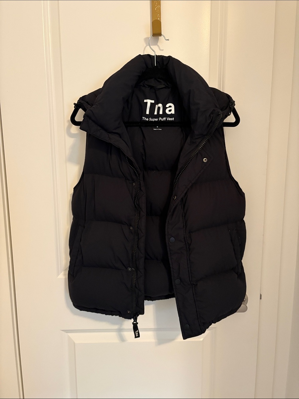 TNA Black The Super Puffer Vest